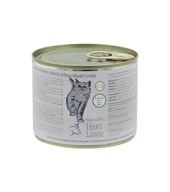 Reico Katze Nassfutter MaxicatVit Herz Leber